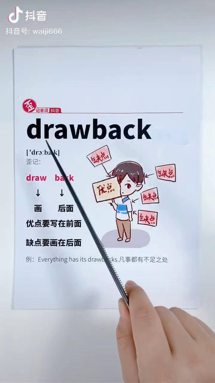 复习一下单词drawback