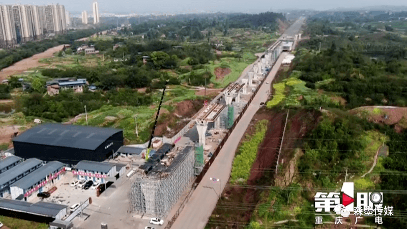 重磅～璧山设5个站!国内首条ppp tod城轨快线项目全面动工