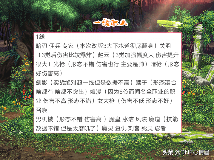 dnf武极武器排行榜_DNF:6月平衡调整改版后,全职业排名出炉,武极已荣登幻神