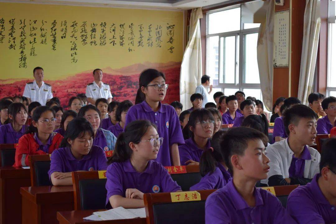 安全生产月水上安全知识走进安峰镇初级中学