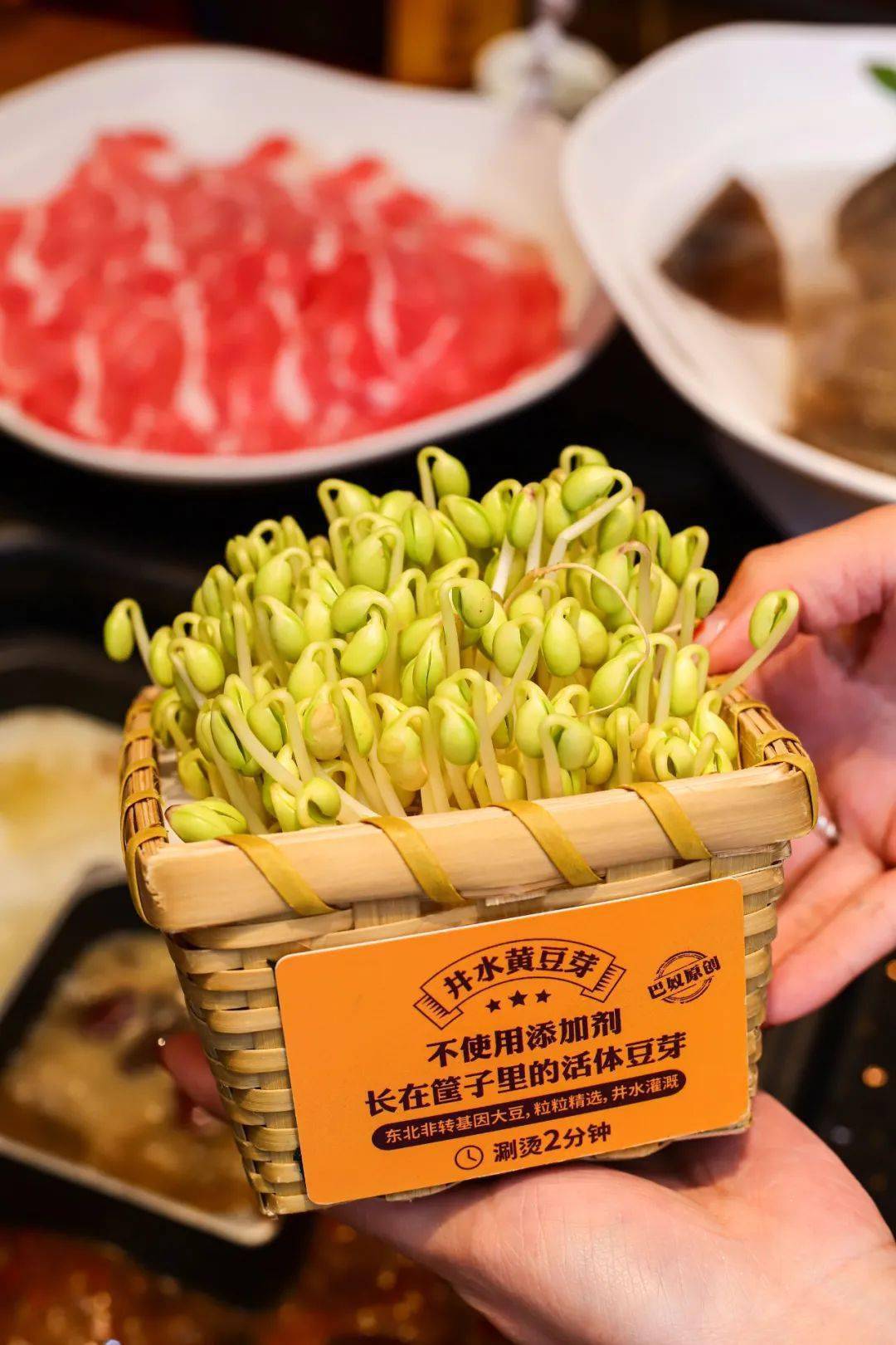 豆香十足的井水黄豆芽,连根入嘴更加脆爽清新,而且可以连根同吃,爽口