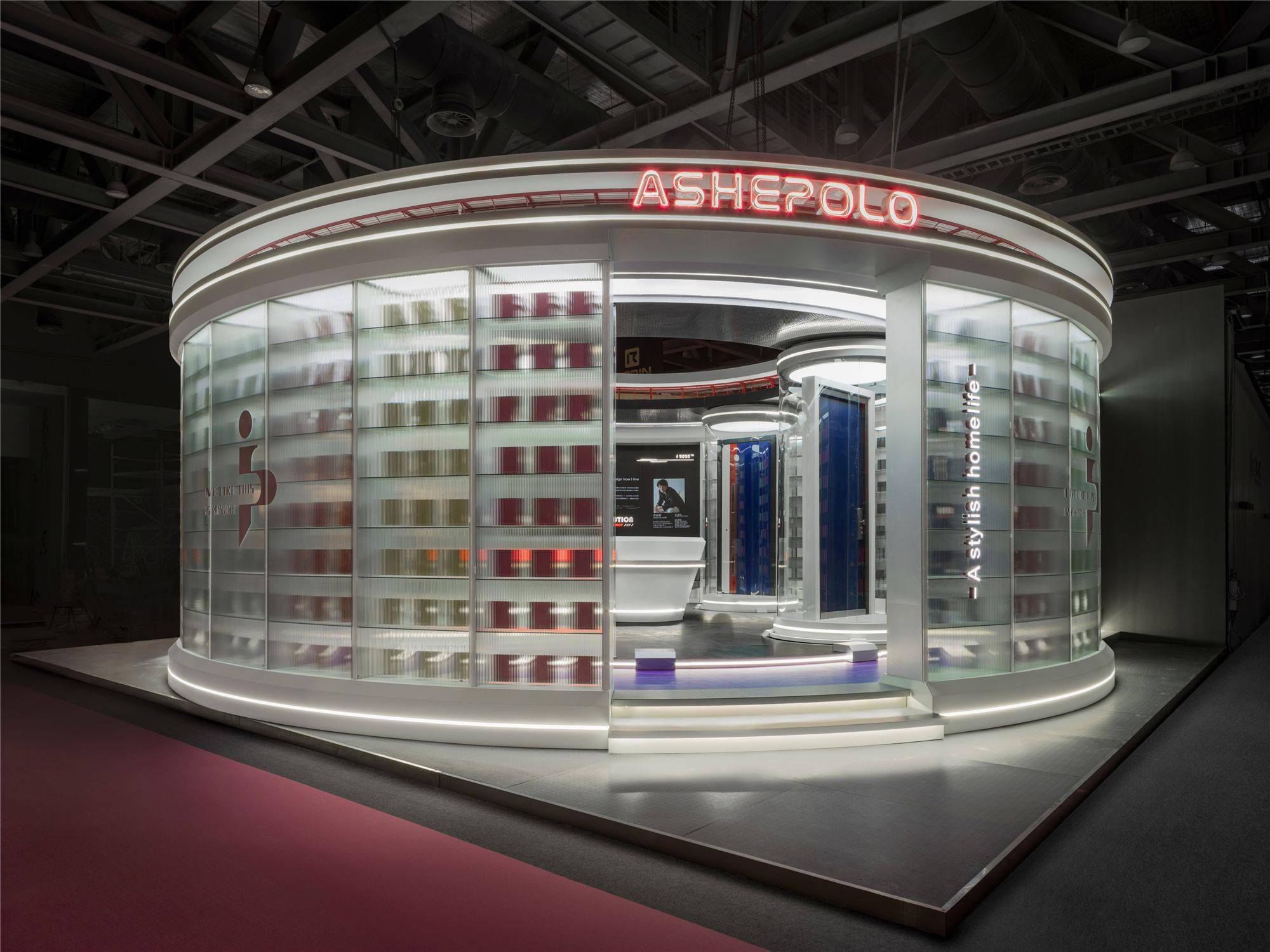 竹工凡木爱仕堡防爆门2020广州设计周展厅