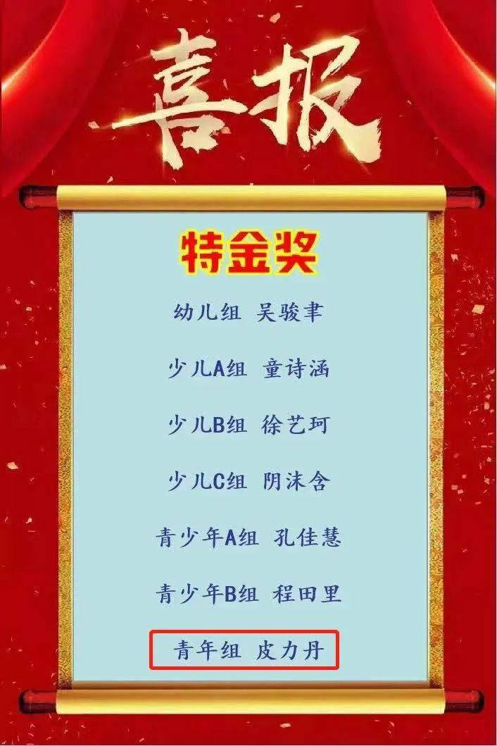 喜报萍乡武功山选手皮力丹获曹灿杯江西展示区特金奖