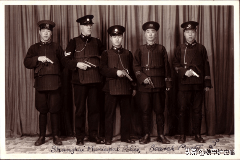 一支上海公共租界警察使用的柯尔特m1908型手枪.