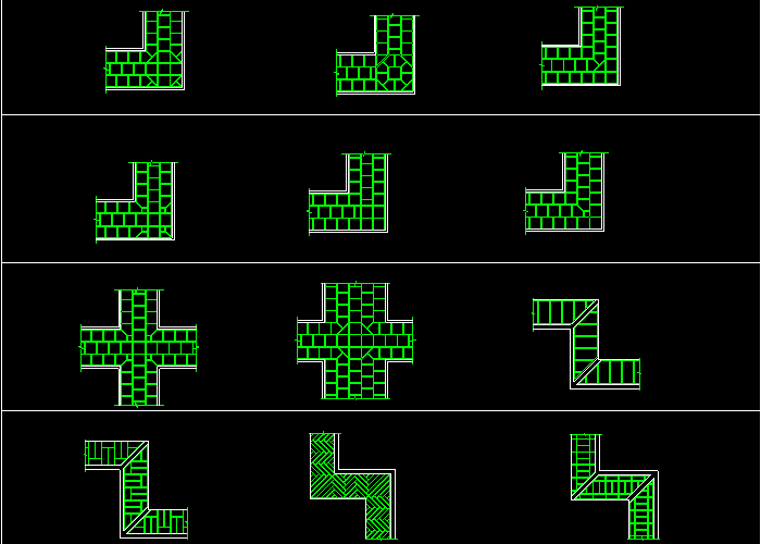 分享中式室内装饰平面cad装饰图库