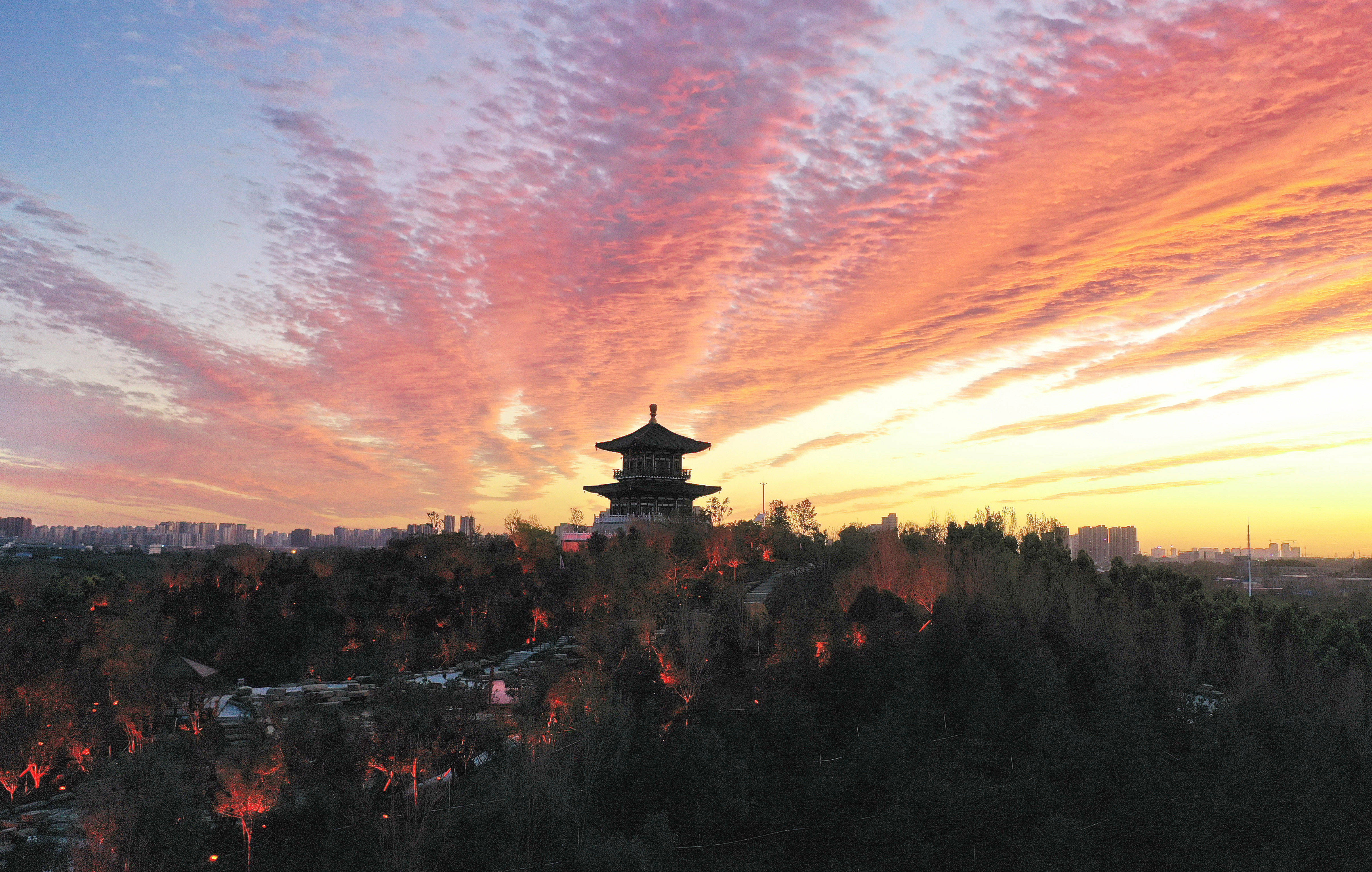 唐山开平工业疮疤变身园博美景