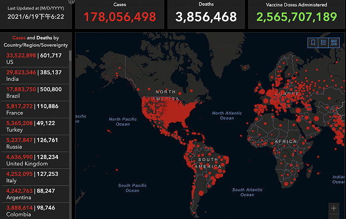 巴西累计病亡超50万 印度移民咨询人数暴增 国际疫情观察 6月日 病例