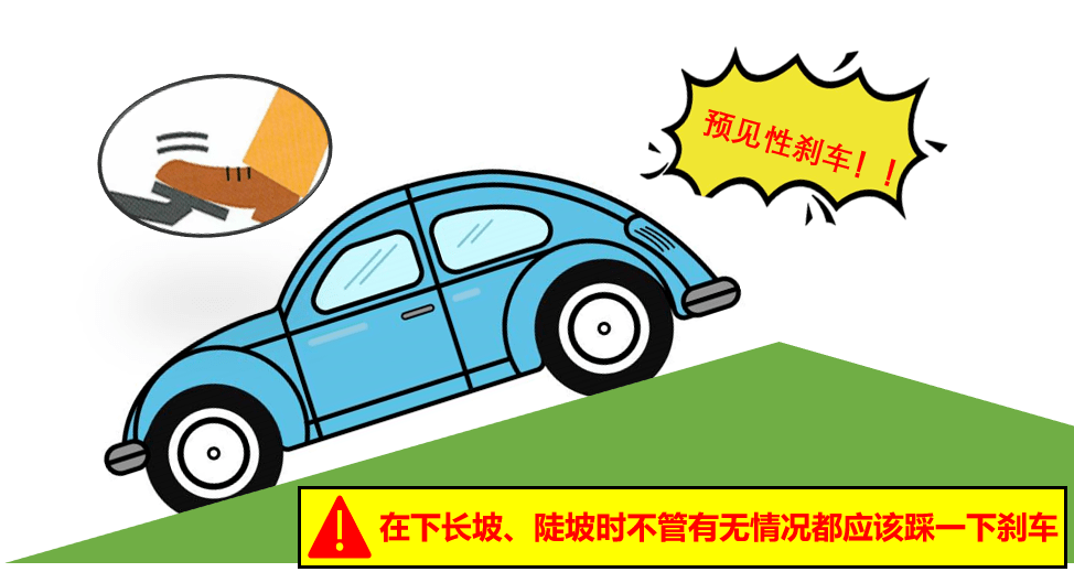 紧急刹车 卡通图片