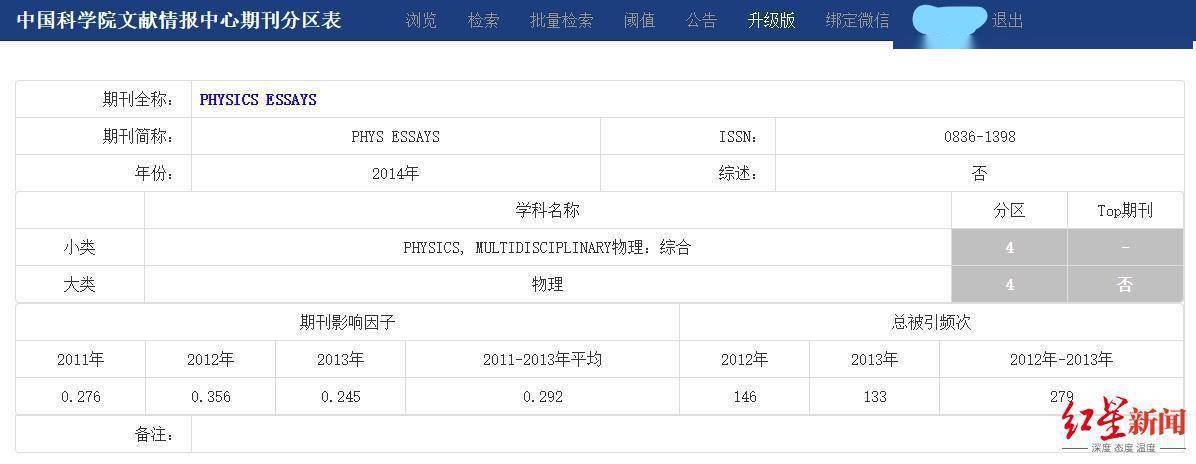 相对论|自称推翻相对论的燕大教授 多次投稿主流物理杂志被退回 业内专家：该论文发表期刊同类排名垫底
