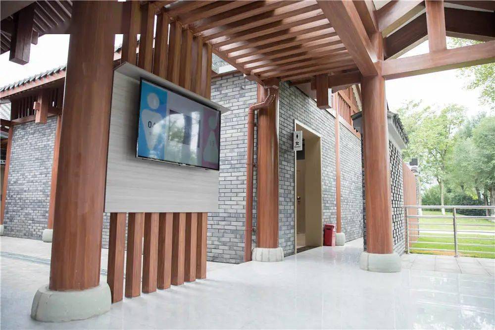 眉山湿地公园aaa级旅游公厕来啦~看看到底长啥样?→_卫生间