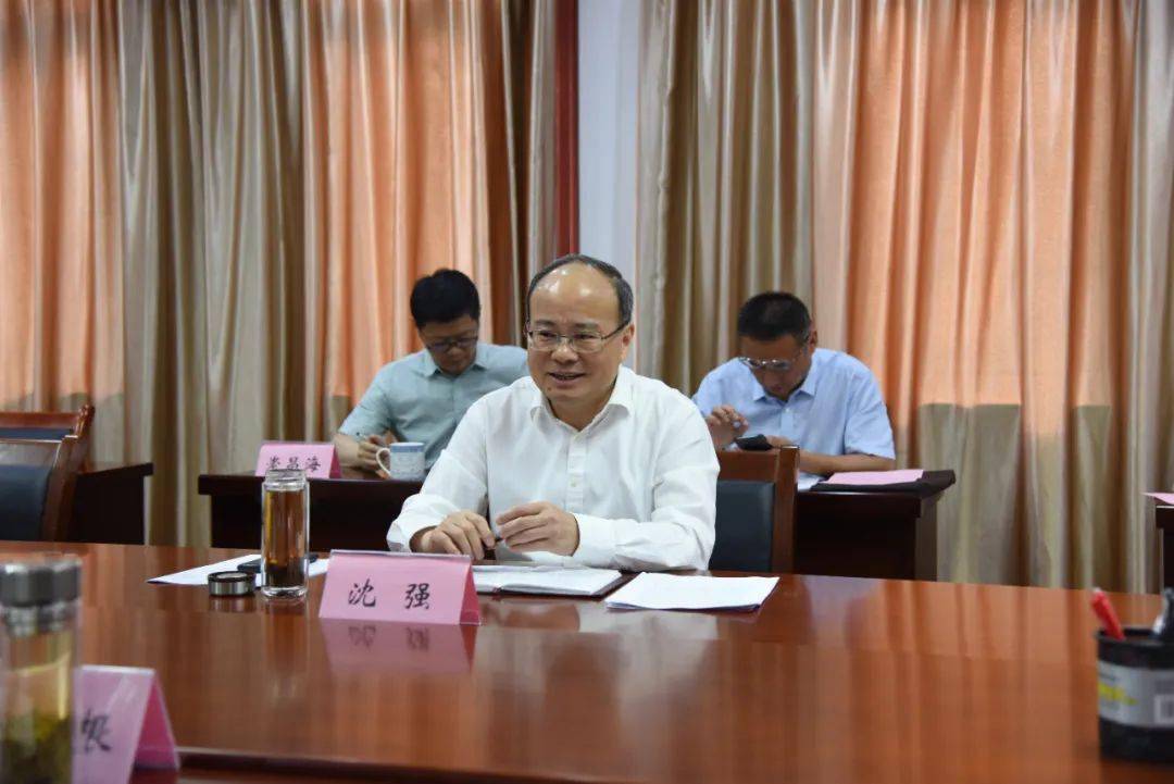 省人大副主任沈强到省政府信访局调研