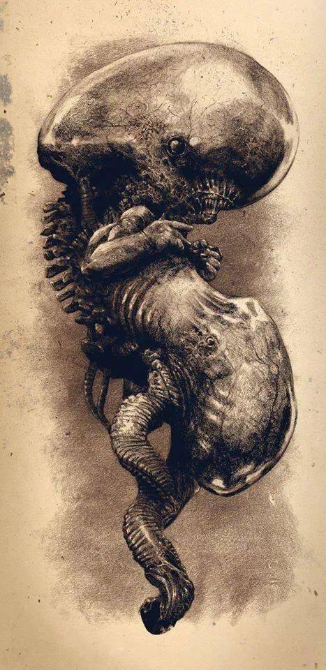 异形契约为什么那么经典看原画设定就知道了