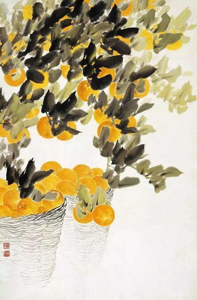 国画里的热带瓜果,别有滋味!