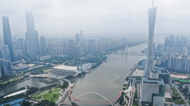 廣州首座跨珠江人行橋今日開通!取名海心橋,你覺得怎樣?