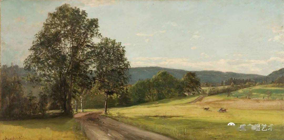 挪威自然主义风景绘画之父一一尼尔森作品