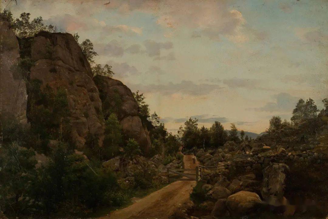 挪威自然主义风景绘画之父一一尼尔森作品