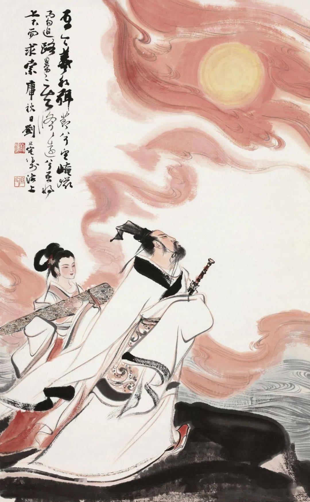 刘旦宅笔下的苏东坡,洒脱超然!_庄子