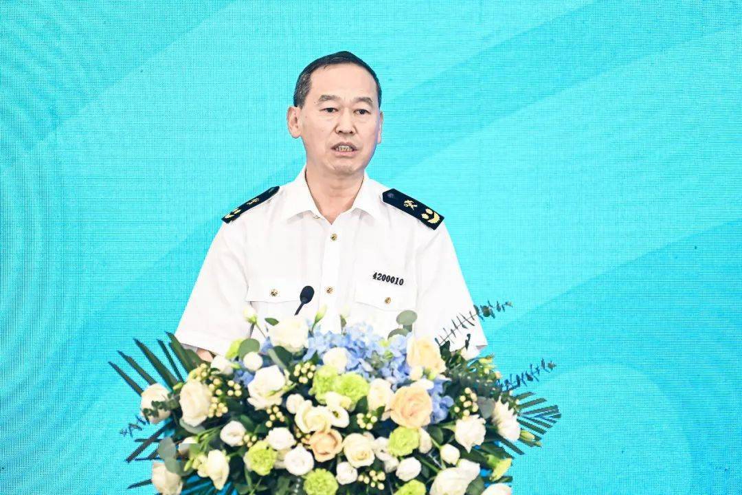 青岛海关关长张道虎在致辞中表示:"青岛海关坚决贯彻落实党中央国务院