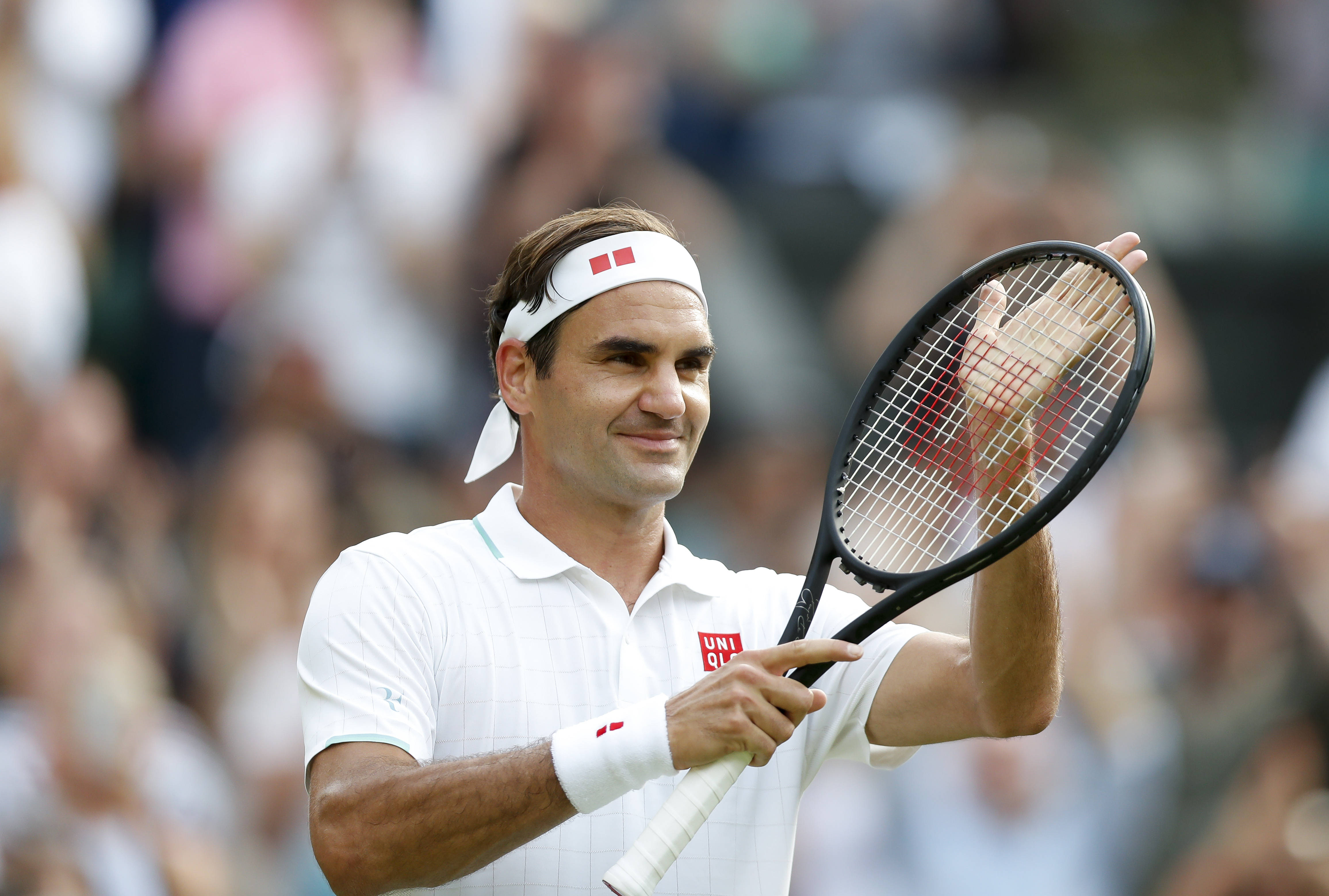 网球——温网:费德勒晋级第三轮