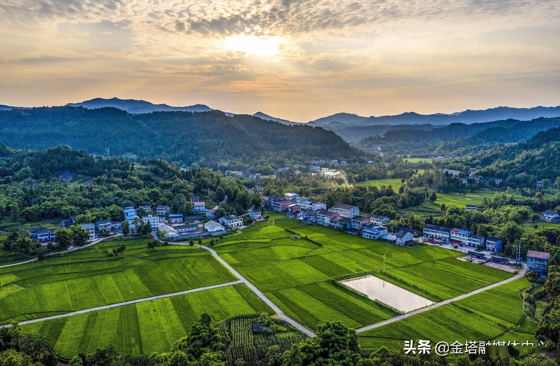 四川广安:绿色田园 美丽乡村_蒲莲