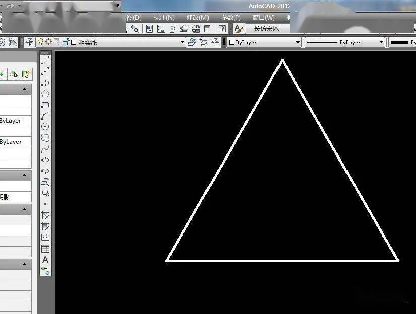 cad画三角形度数图片