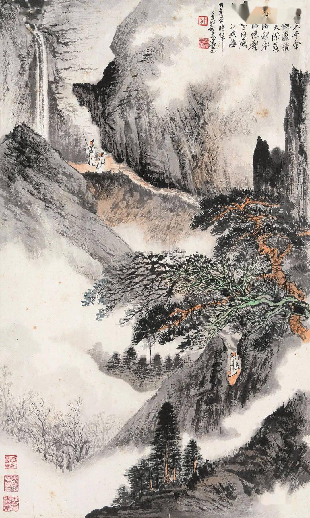 郑午昌山水，浑厚苍茫_艺术