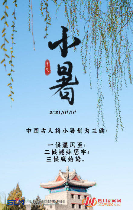 海报|海报丨倏忽温风至 因循小暑来