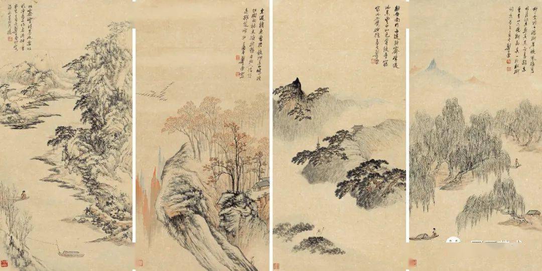 郑午昌山水，浑厚苍茫_艺术