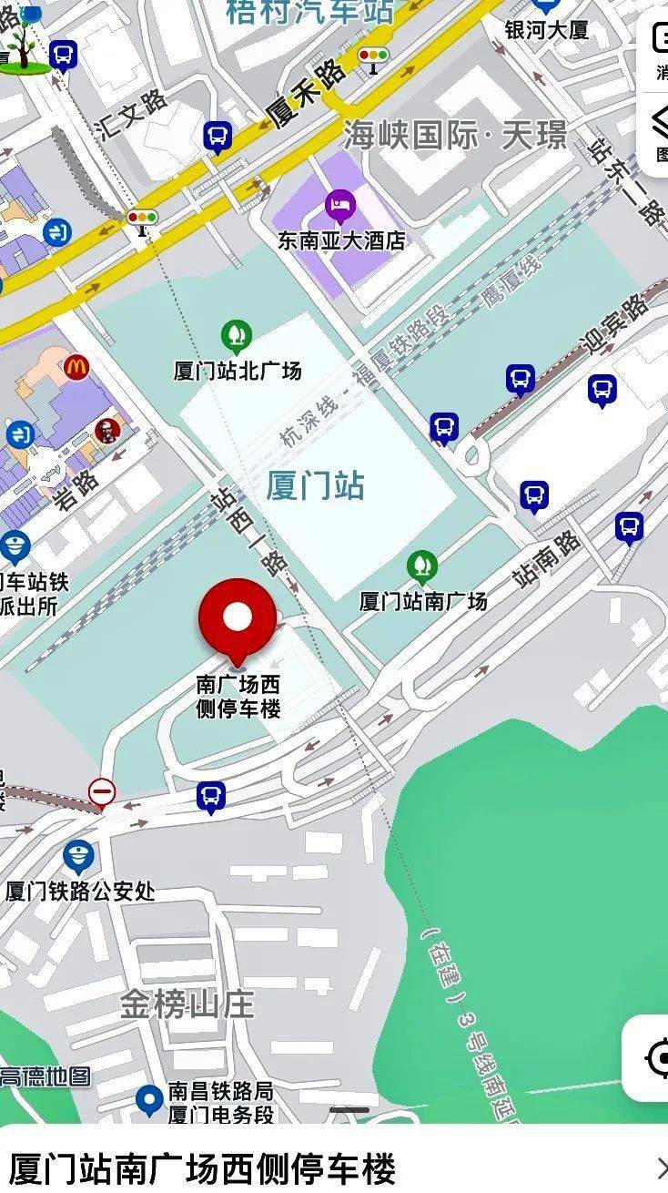 厦门北站地图图片