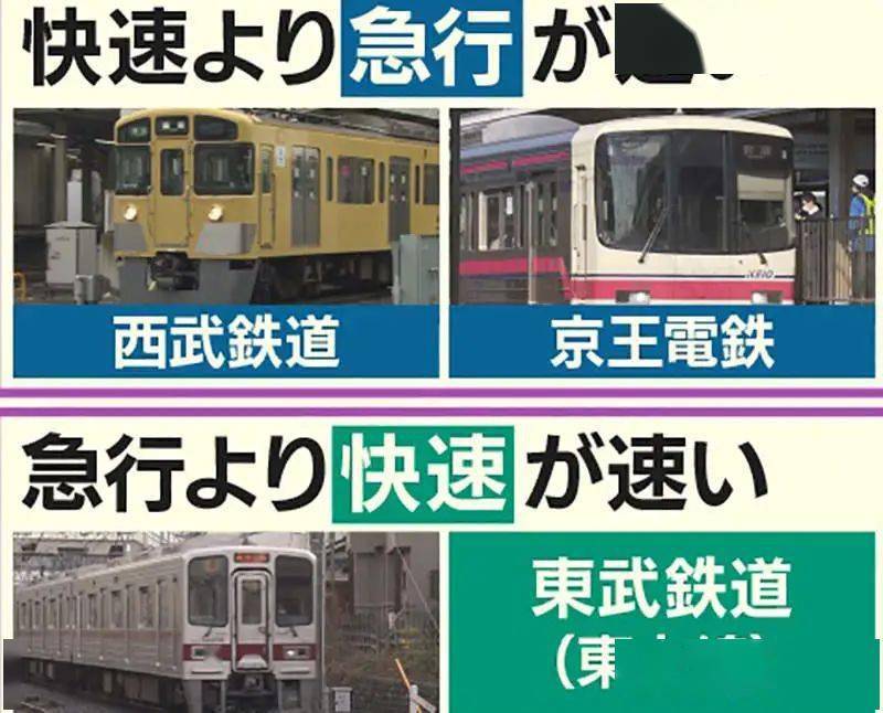 日本电车的“急行”和“快速”到底哪个更快?_列车