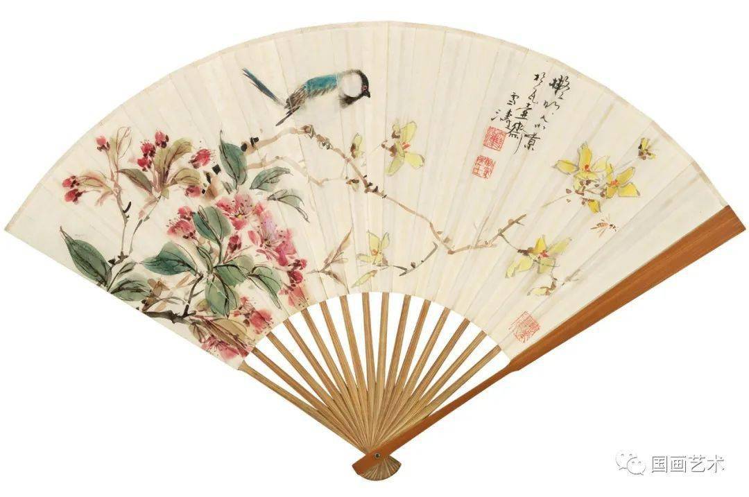 夏日凉风:王雪涛扇面