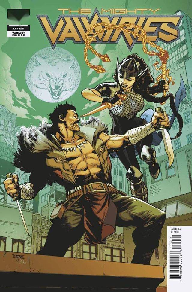 漫威漫画神威瓦尔基里第4期变体封面公开