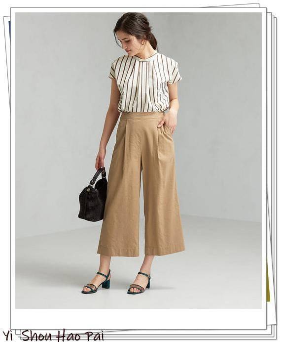 不用在意起皱50条亚麻裤的夏季流行搭配look分享