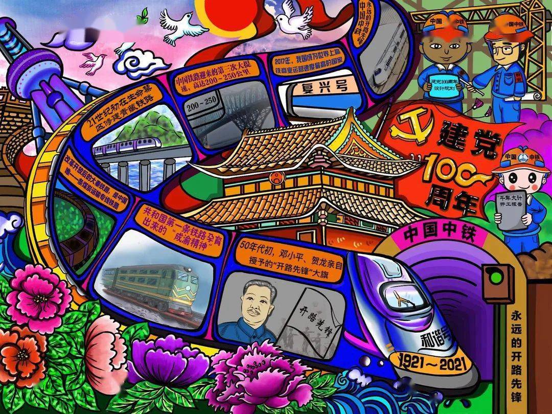 中国中铁永远的开路先锋职工漫画大赛作品展一