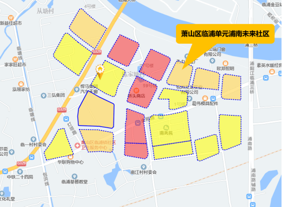 临浦镇区域图图片