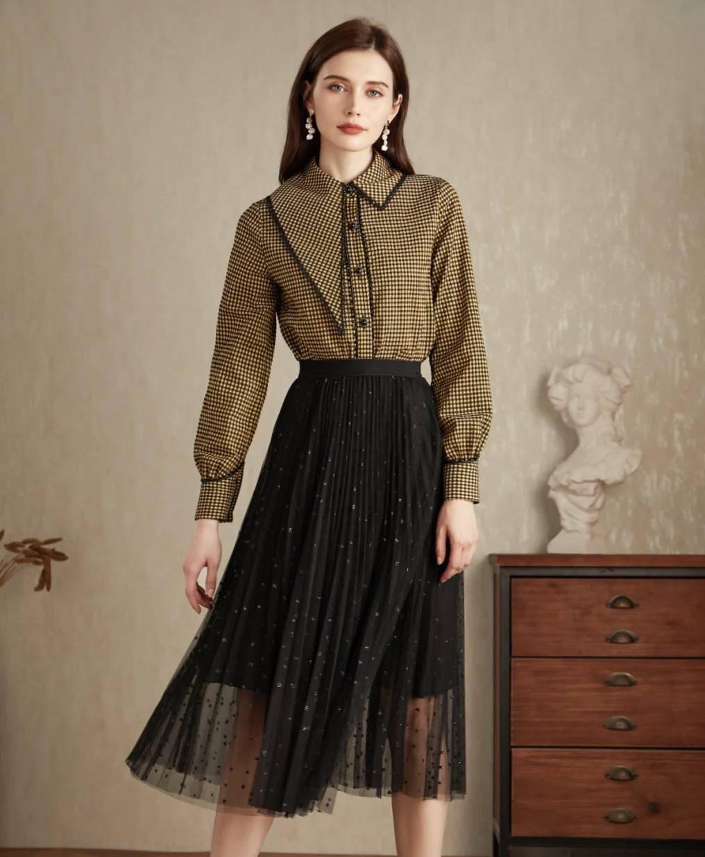 网纱半裙的十种搭配让你绽放不一样的美丽美得优雅从容