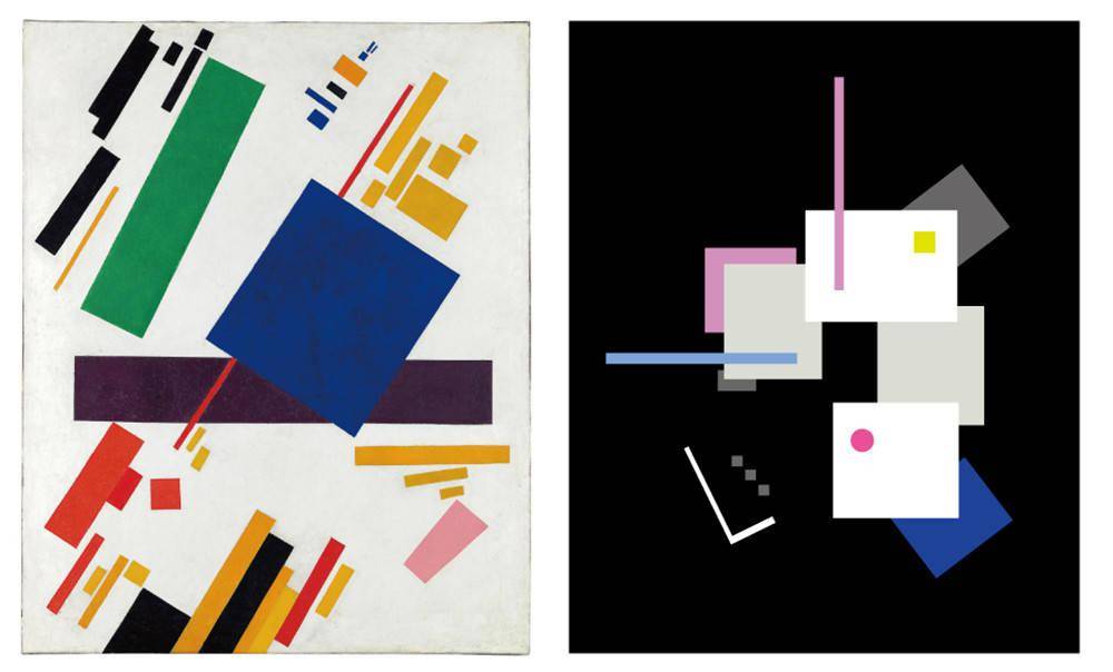 the geometrical shapes on the mountains remind me of the