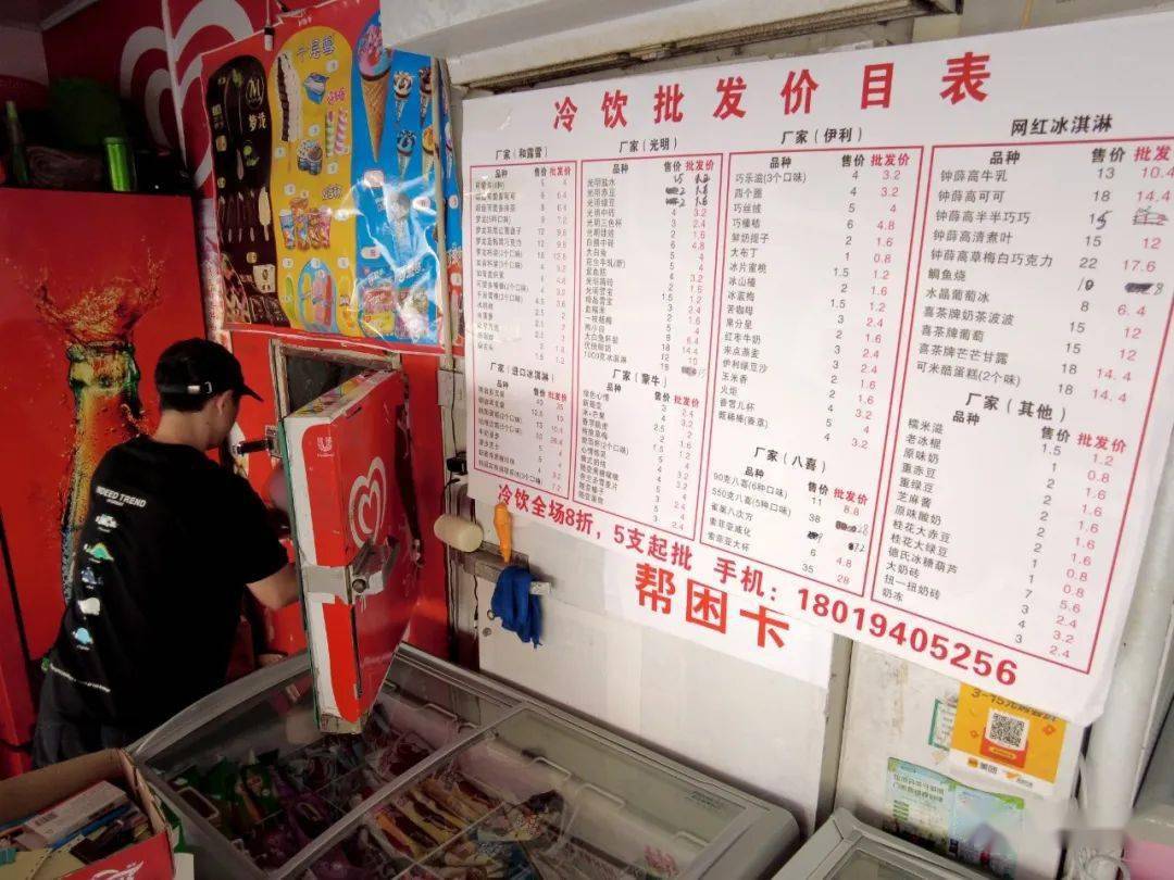 已经有38年的历史了上海斜桥冷饮批发部这家店就是冷饮批发是不是听着