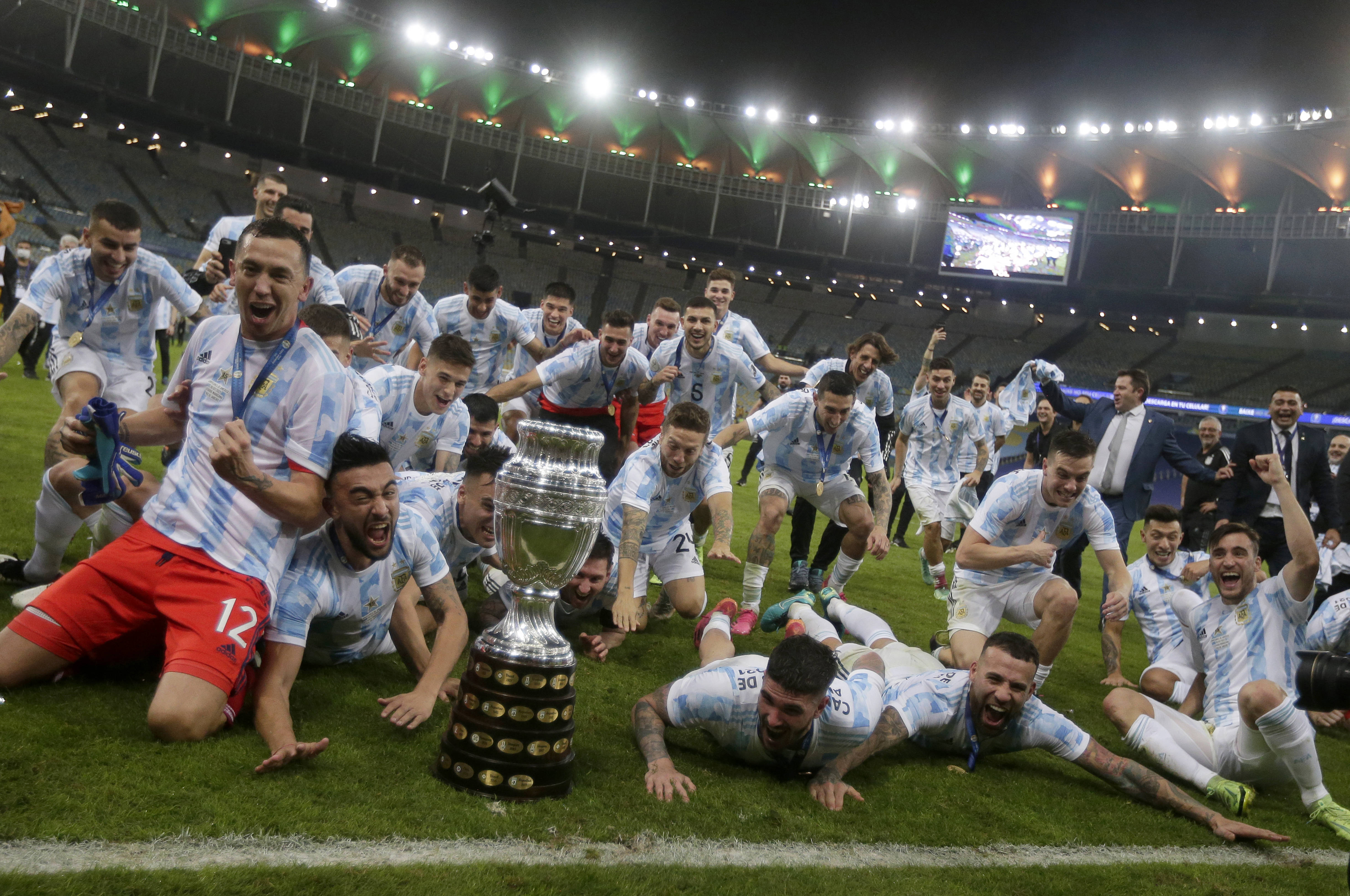 足球美洲杯阿根廷队夺冠