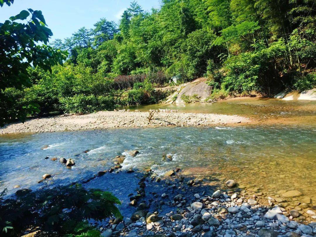 以和为贵新昌沙溪峡谷漂流清凉降温原生态黄金和道亲水零距离夏日清凉