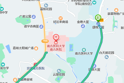 南方医院地址图片