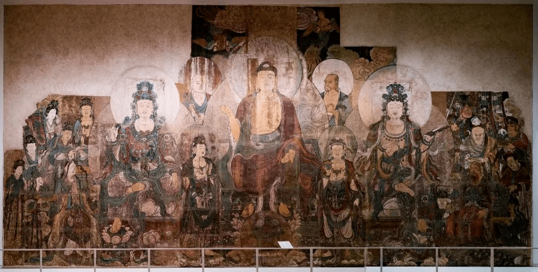 ▌稷山兴化寺《弥勒说法图》 现藏于加拿大安大略博物馆