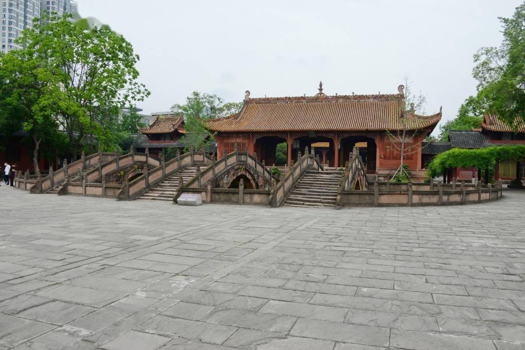 孔庙四川德阳文庙冠盖川蜀独有四亭上韦力撰