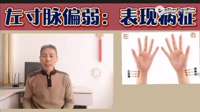 左寸脉的整体观念及表现的病症