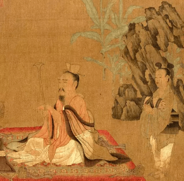 唐 孙位《高逸图卷》上海博物馆藏_经典
