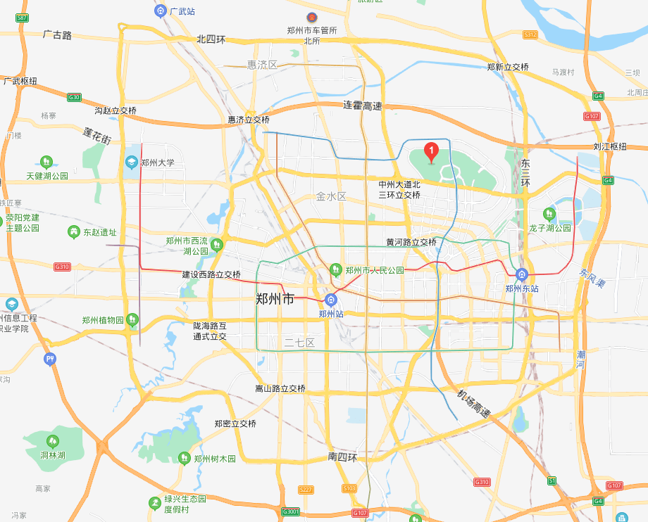 2020郑州禁摩区域地图图片