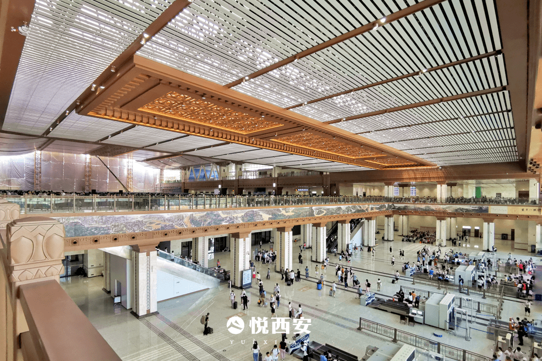 西安站改新动态候车室结构贯通地铁站明年投用