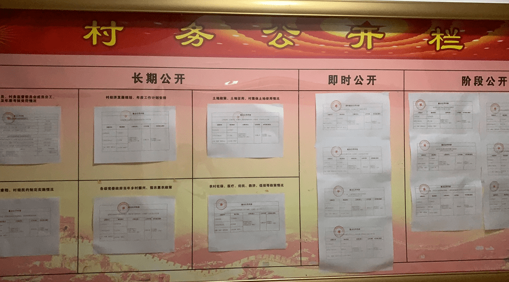 铁匠营村▲ 火神营村公开监督,阳光透明村级"三务公开",包括村级