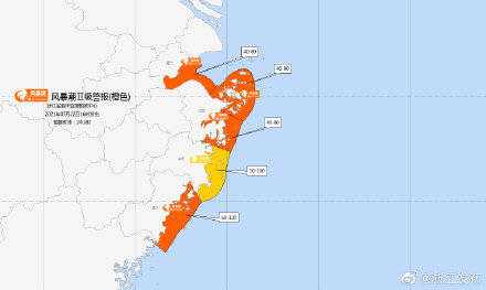 橙色|风暴潮、海浪警报升级为橙色！沿岸风暴增水可达120厘米