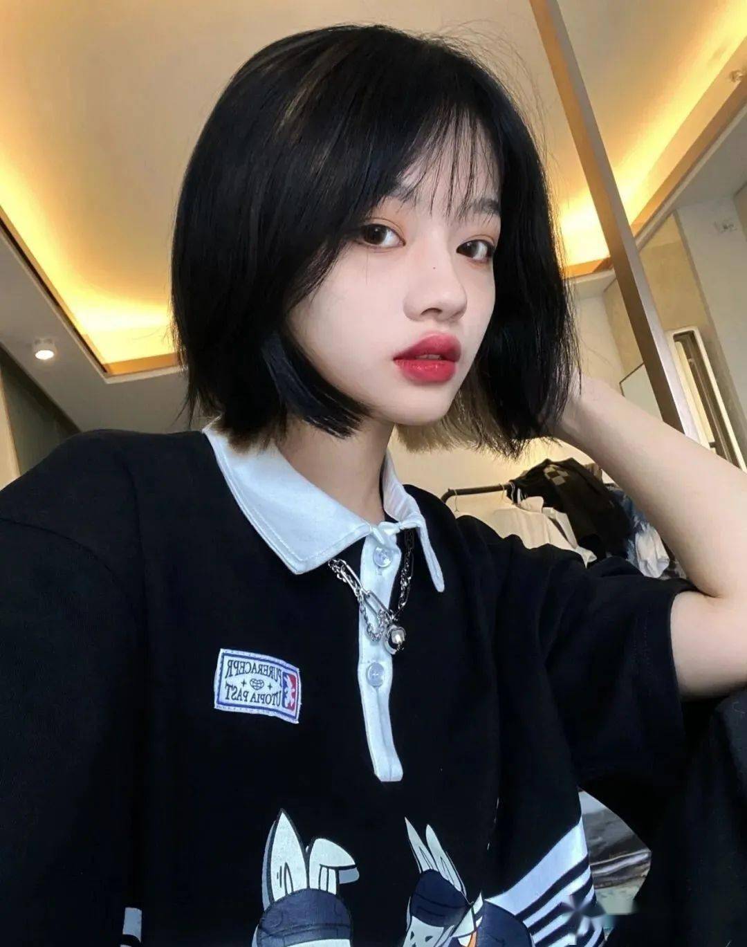 甜心少女短发甜死人